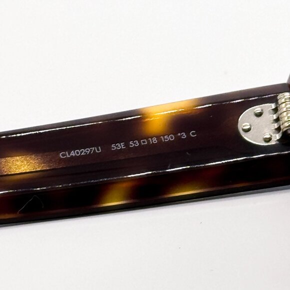 NEW CL40297U 53E CELINE SUNGLASSES HAVANA BROWN WOMEN EYEWEAR - Picture 7 of 10